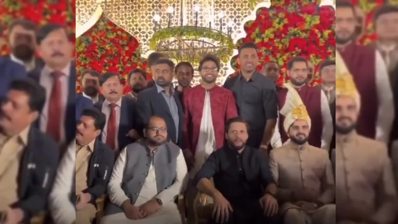 unique Incident with Babar Azam Shaheen Afridi Shahid Afridi in wedding