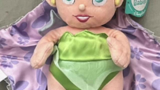 Disney Parks Tinker Bell in a Blanket Plush #shorts