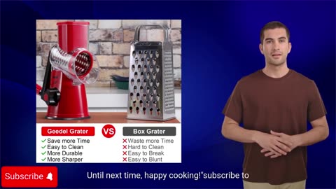 "Best Cheese Grater & Slicer for 2024? Geedel Rotary Grater Full Review!"