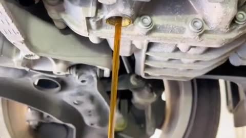 Automobile oil discharge