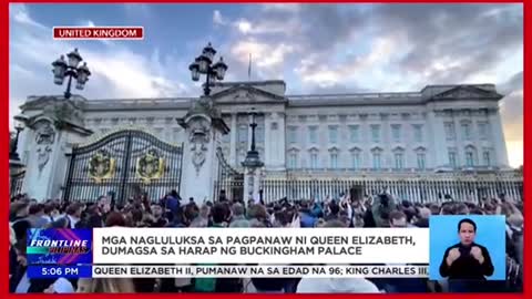 Buong mundo, nagluluksa sa pagpanaw ni QueenElizabeth II