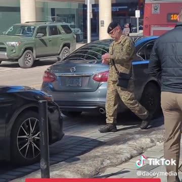 Ukrainian Soldier in Ottawa Canada! WHY?