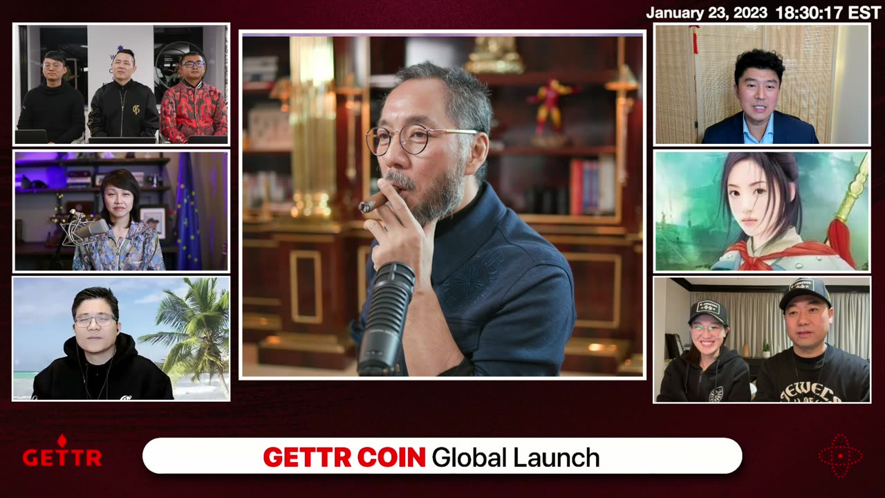 20230123文贵先生直播：GETTR Coin 全球特邀上线！