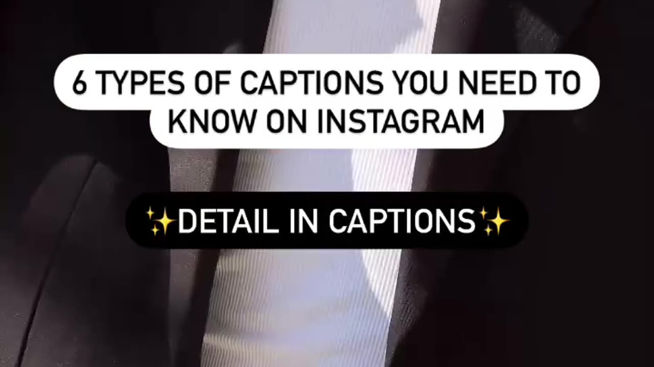 6 Types of Captions You Need to Know on Instagram