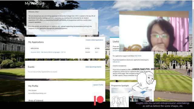 Trolling an Irish uni and failed