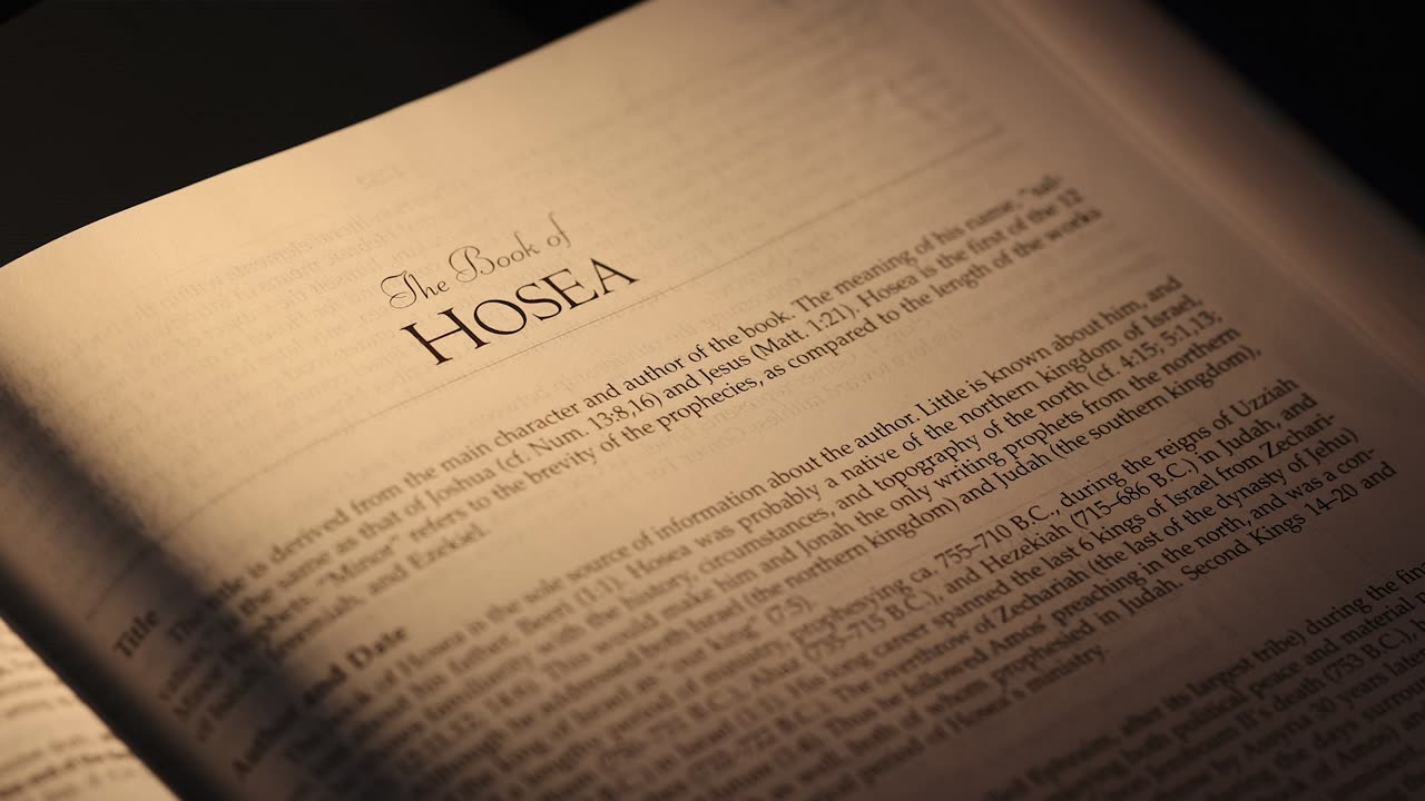 18. Hosea got it right for today's world