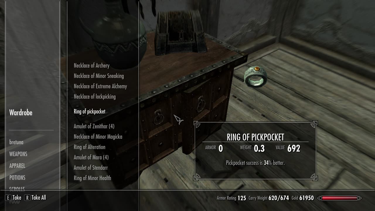 Skyrim Special Edition lakesideview manor building cellar