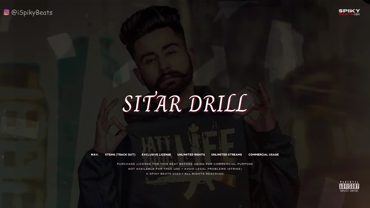 Varinder Brar x Gill Saab Type Sitar Drill Beat Instrumental 2023 - "Sitar Drill"