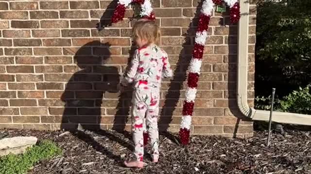 Lily is such a good helper