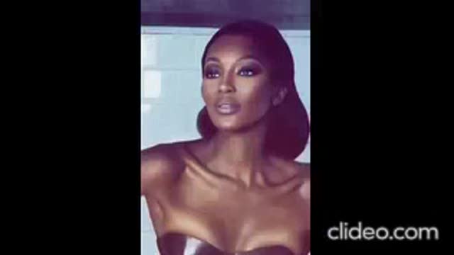 Naomi Campbell and other models /fashion / eyes/ Portrait