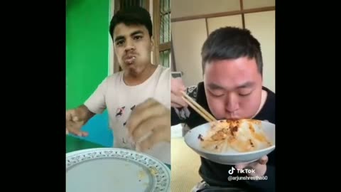 Funny Food Challange On TikTok | Who will win INDIA Vs CHINA | Be Me Stick |