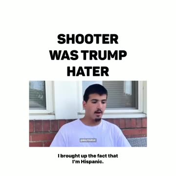 Hispanic guy saying the true about thomas Matthew crooks 7/18/24