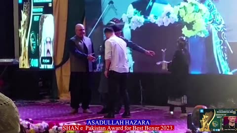 SHAN e Pakistan Award for Best Boxer 2023 ASADULLAH HAZARA