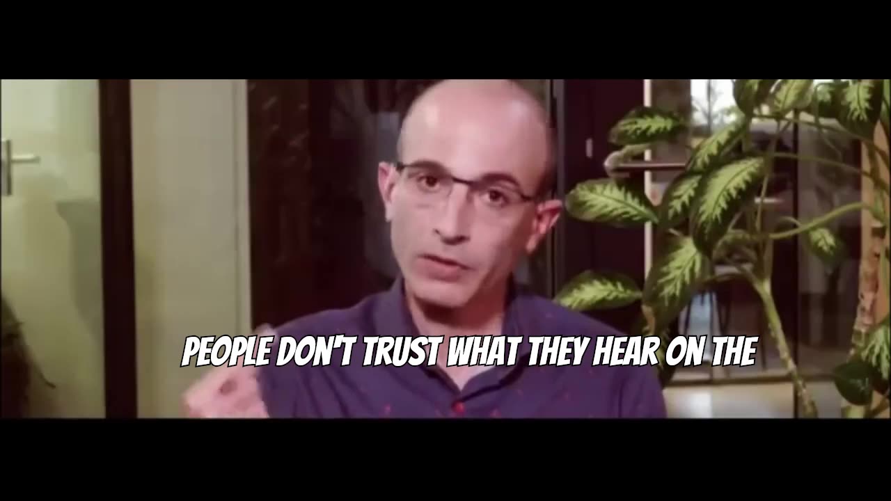 Yuval Noah Harari: Dictatorship functions on the basis of distrust