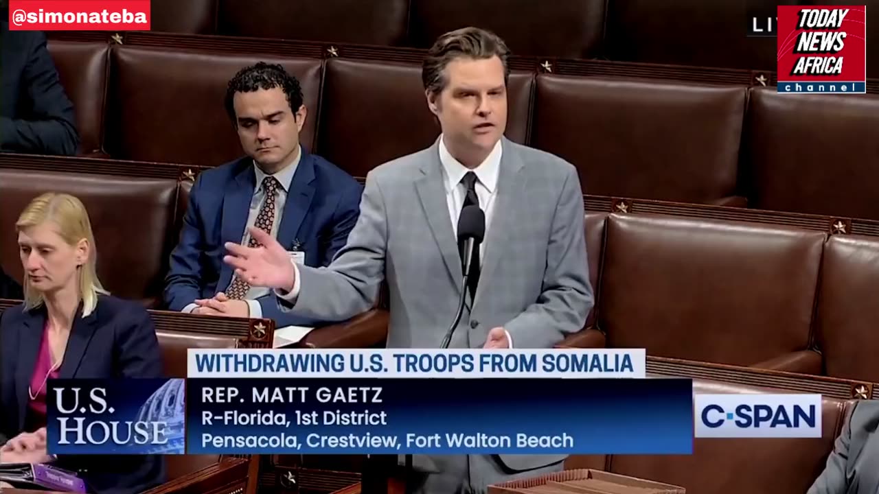 Matt Gaetz calls for the urgent removal of U.S. troops from Somalia