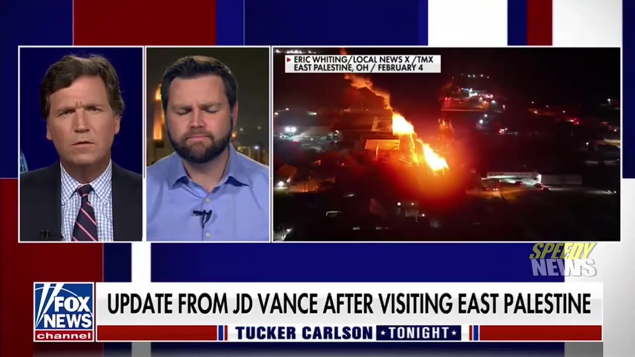 Tucker Carlson Covers the East Palestine Ohio Chemical Disaster- It’s Being Completely Ignored