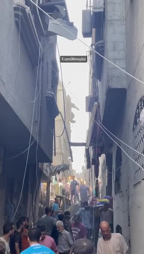 Israel bombing civilian areas in Gaza