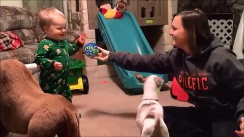 Baby's laugh attack will brighten your day!