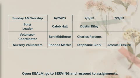 06/25/2023 AM Bible Class and Worship Service