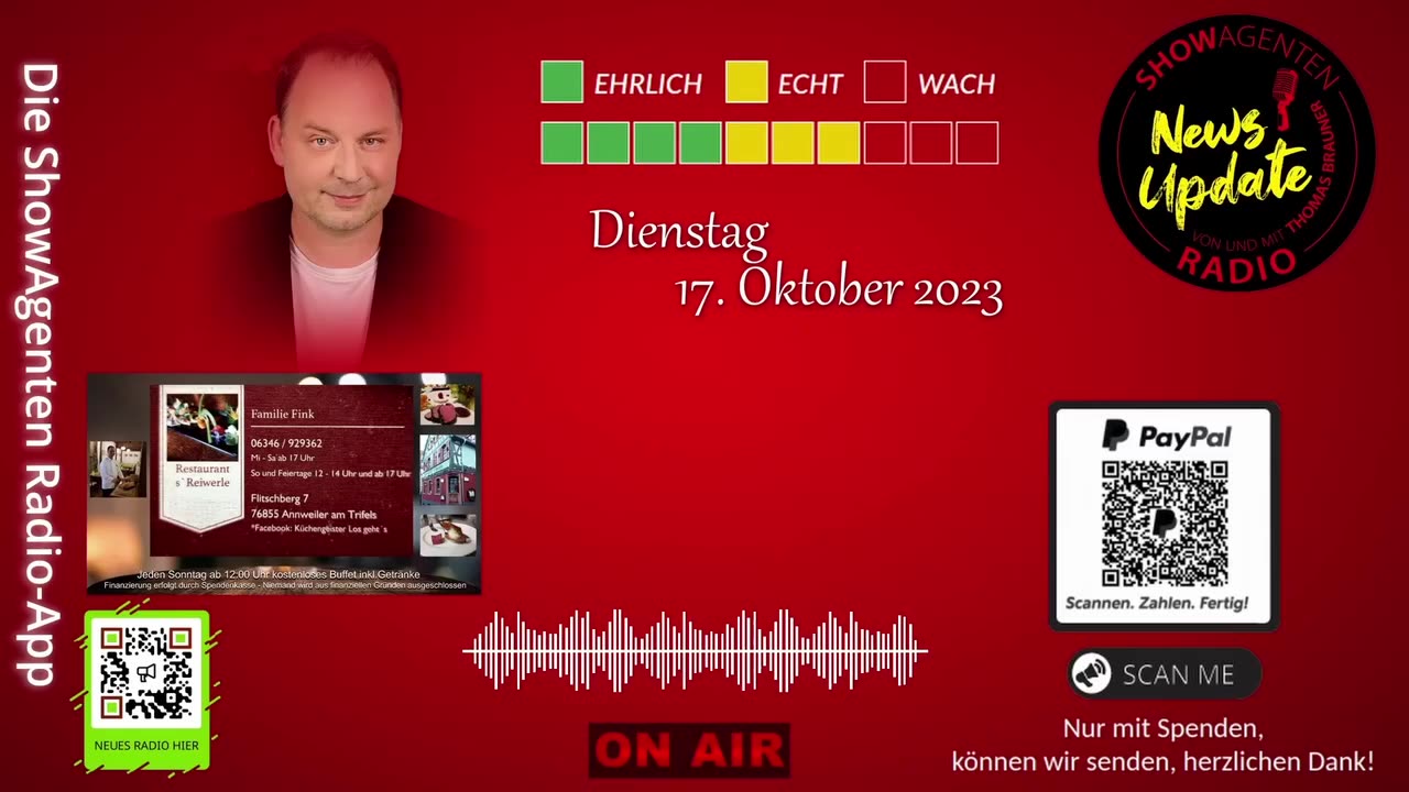 NEWS UPDATE, vom 17. Oktober 2023 - Alle Meldungen des Tages im Überblick - Nachrichten