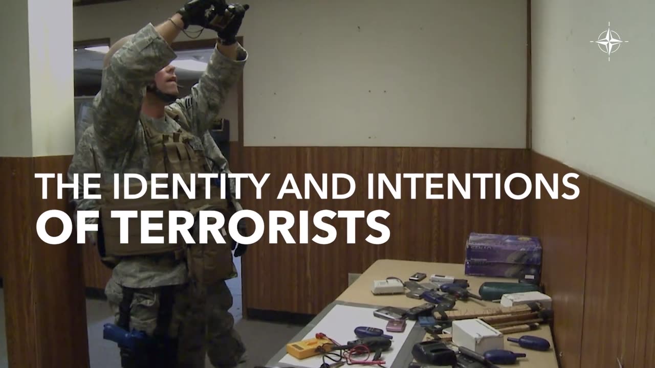 Counter-terrorism training on battlefield evidence collection