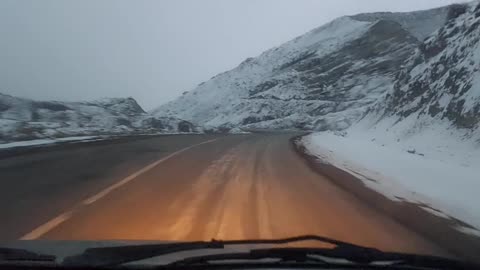 Snowy road