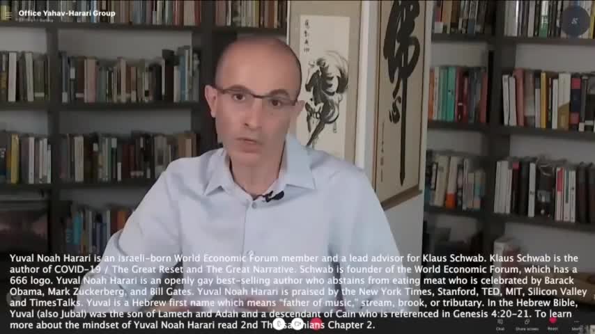 Harari: "Once You Have the Technology to Hack Humans a Blind Faith In Free-Will Is Dangerous."