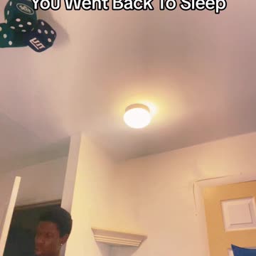 Parents Checking To See If You’re Getting Ready After Waking You Up But You Went Back To Sleep