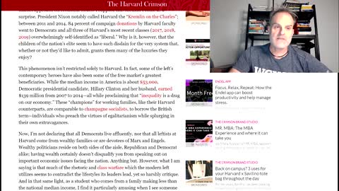 The Privileged Liberal...a Harvard Pupae