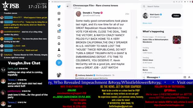 2023-01-04 17:00 EST - Freedom Rings: with Pamphlet Anon