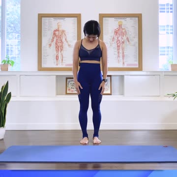 Advanced Total Body Mat Workout: Standing Roll Down