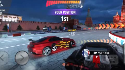 Racing with random player for winning gold