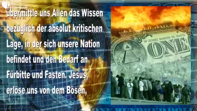 Der kommende Finanzkollaps in den USA ist Teil Meiner Reinigung ❤️ Liebesbrief von Jesus Christus