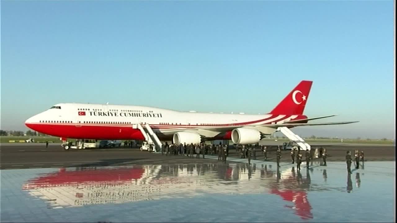 Turkey's Erdogan arrives in Uzbekistan for OTS summit | AFP