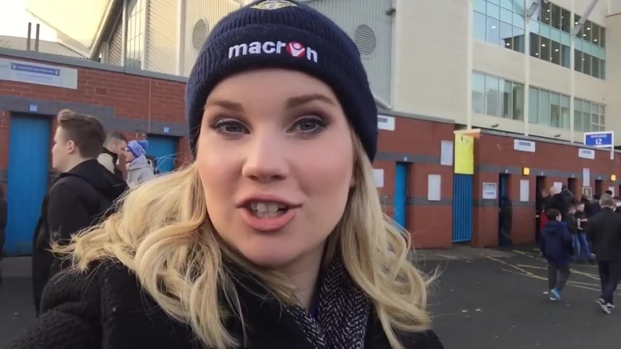American Girl's First English Football Match - Leeds United vs. Brentford