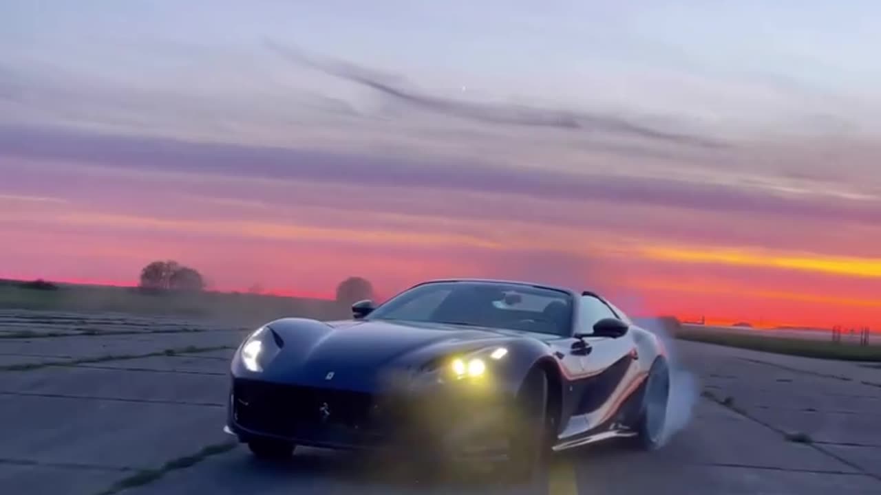 Sport car high rix drift Ferrari