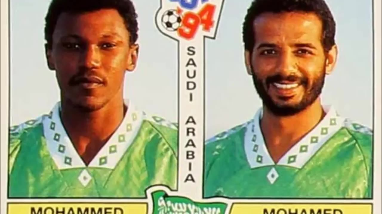 PANINI STICKERS WORLD CUP 1994 SAUDI ARABIA TEAM