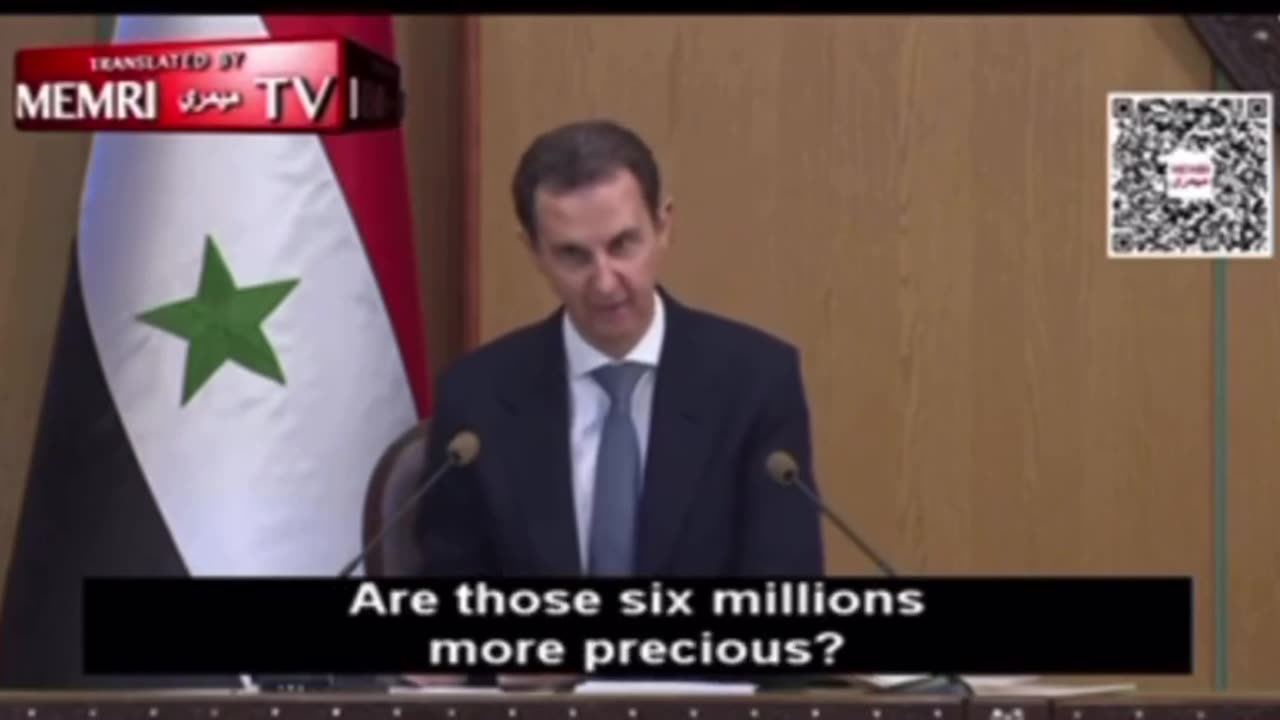 Assad on ho*lo*ho*ax