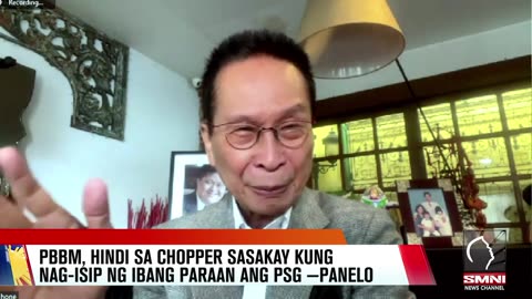 PBBM, hindi sa chopper sasakay kung nag-isip ng iabng paraan ang PSG —Atty. Panelo