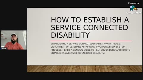 Establishing A Service Connected Disability Step One