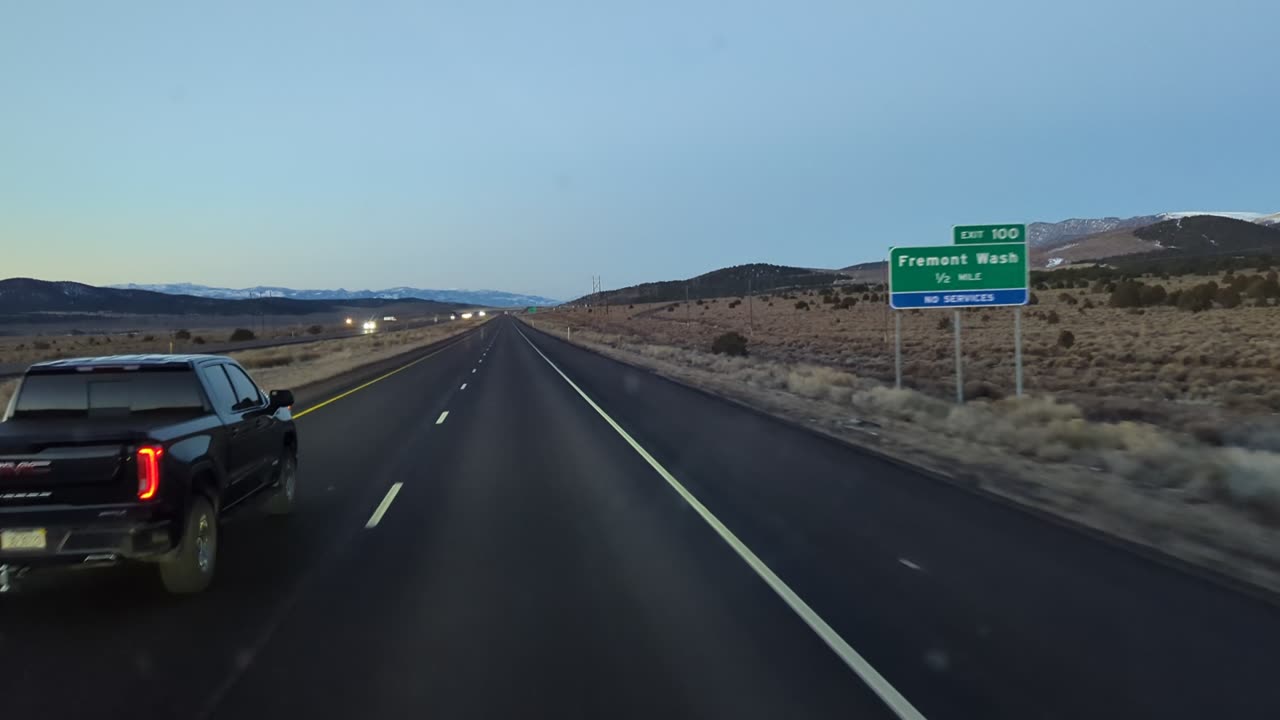 Trucking I-15 southbound