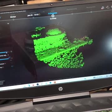 3d scanning an EG33 timing cover.