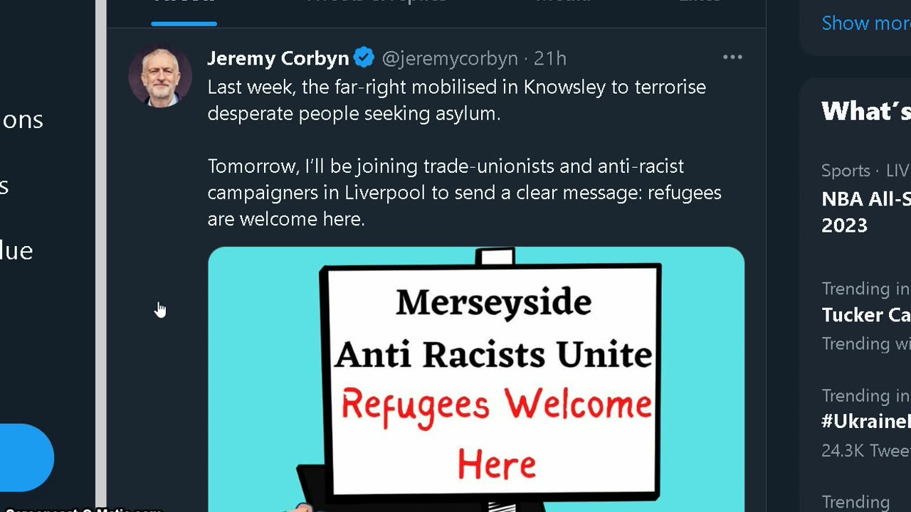 Corbyn goes to Liverpool