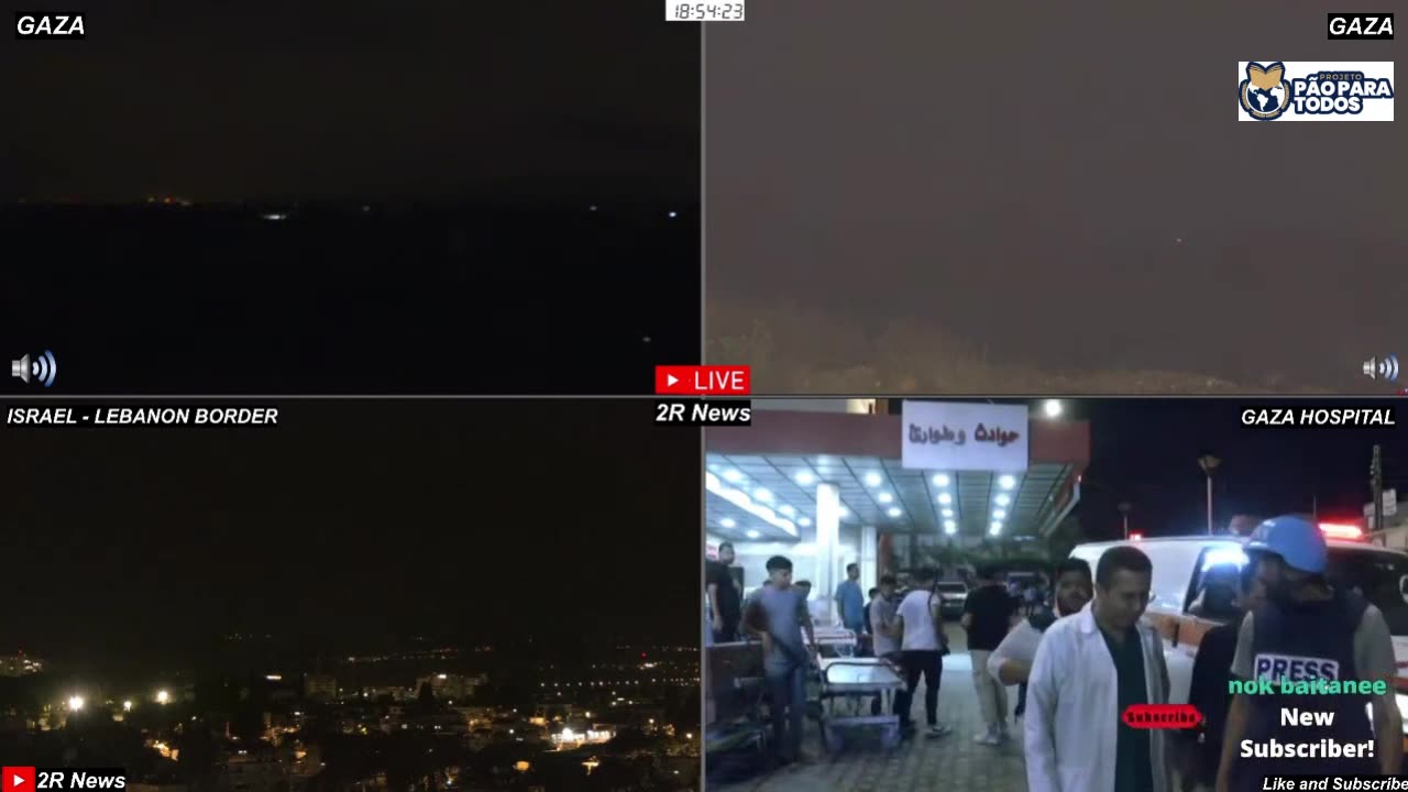 Gaza & Israel Live Camera Connect NT Gaza Strip Multiplex Cams Feed Skyline