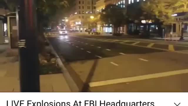 Explosions on top of FBI building Washington DC happening now 10/11/22