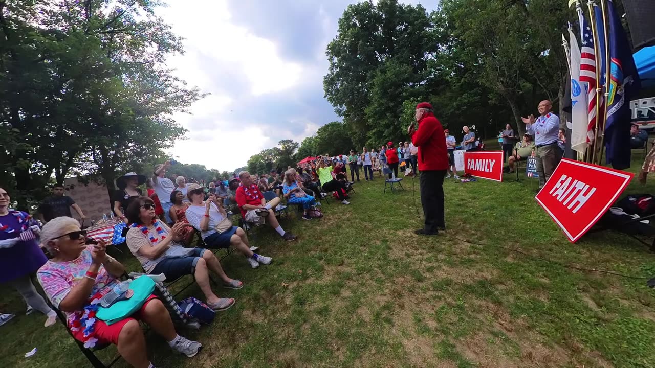 Curtis Sliwa announces run for NYC mayor at Family Fun Day!