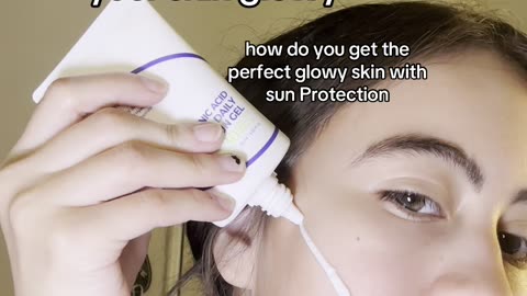 How do you get glowy skin & hydration? #beauty #koreanskincare #sunscreen #fypシ゚viral #fyp #