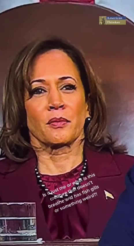 What's going on with Kamala Harris' neck?