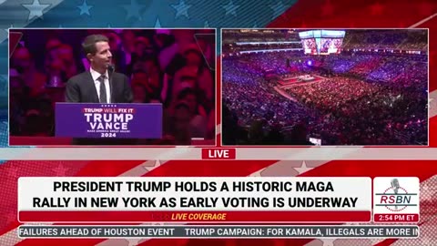 OCTOBER 27 2024 FULL SPEECH: Tony Hinchcliffe Delivers Remarks at Madison Square Garden