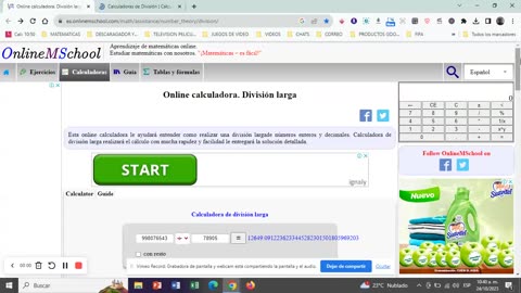 DIVISION MATEMATICAS PASOS A SEGUIR